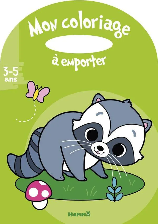 MON COLORIAGE A EMPORTER 3-5 ANS RATON-LAVEUR