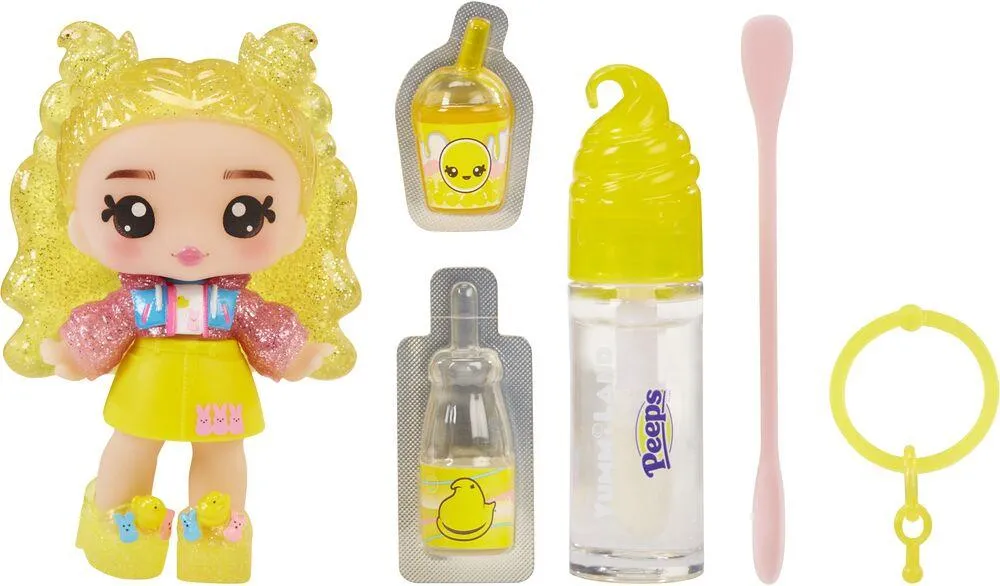 YUMMILAND POUPEE + GLOSS - JAUNE - GOLDIE MALLOWS