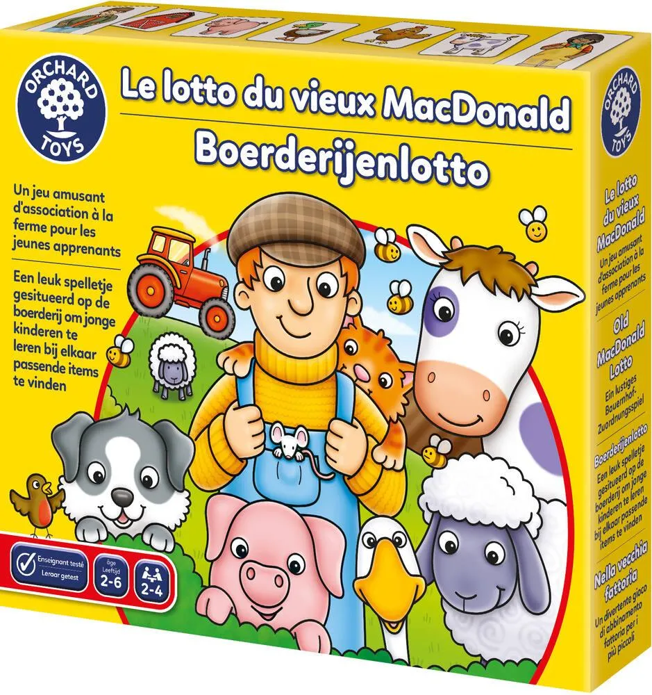 ORCHARD TOYS - LE LOTO DU VIEUX MACDONALD