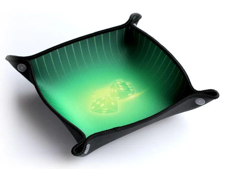 PISTE DE DES EMERAUDE (VERT 21X21 CM)