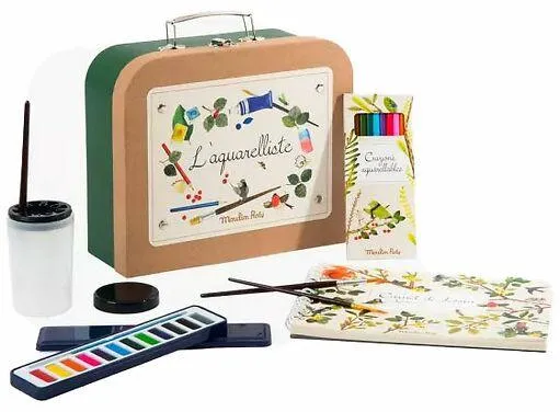 VALISE AQUARELLISTE LE JARDIN DU MOULIN