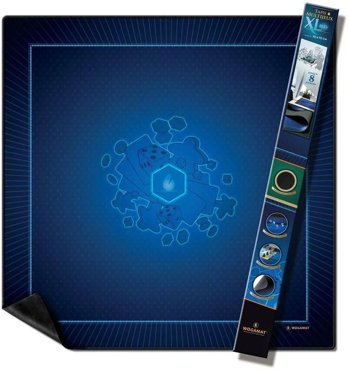 TAPIS MULTIJEUX XL BLEU (TAILLE 3 92X92 CM)