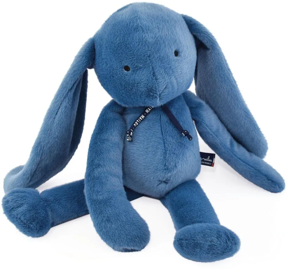PELUCHE -LAPIN MELOE 56 CM - BLEU INTENSE