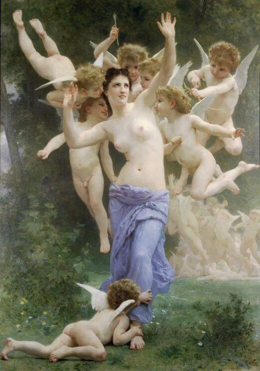 WILLIAM BOUGUEREAU : INVITATION, 1893