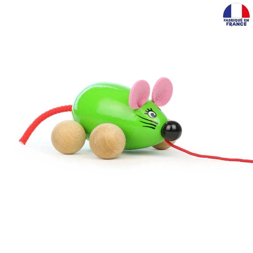 LISA LA SOURIS VERTE EN BOIS