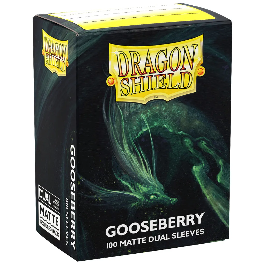 100 Dragon Shield Matte : Gooseberry