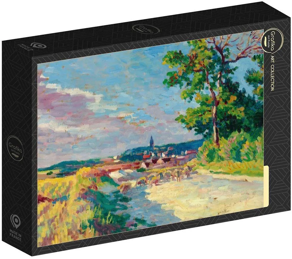 MAXIMILIEN LUCE - PAYSAGE PRES DE MEREVILLE, 1905