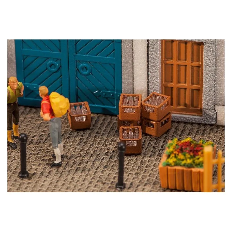 12 boîtes de boissons. FALLER 180334