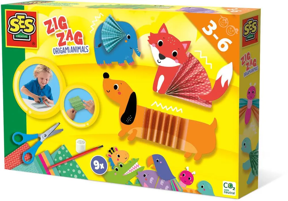 ANIMAUX EN ORIGAMI ZIGZAG