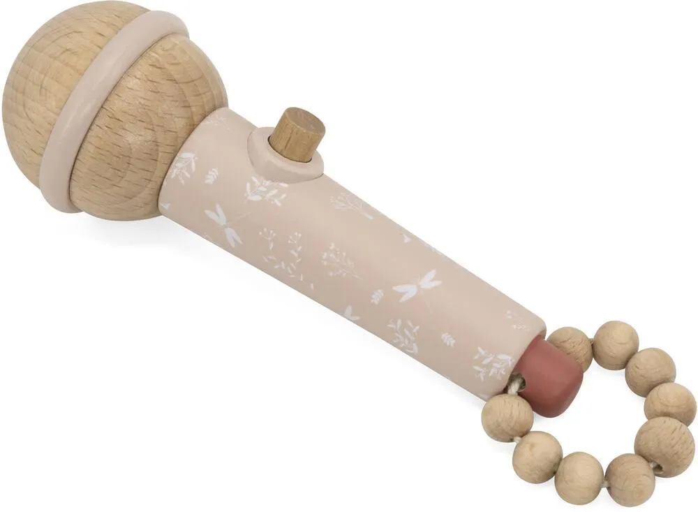 LABEL LABEL - MICROPHONE EN BOIS - ROSE