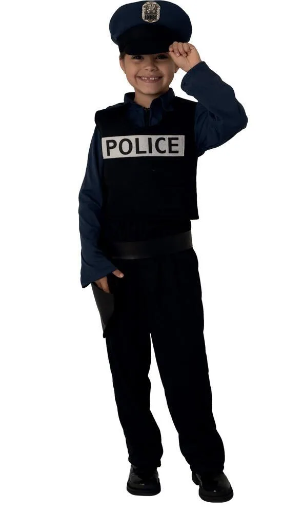 COLLECTION METIER - DEGUISEMENT POLICIER - TAILLE 8-10 ANS
