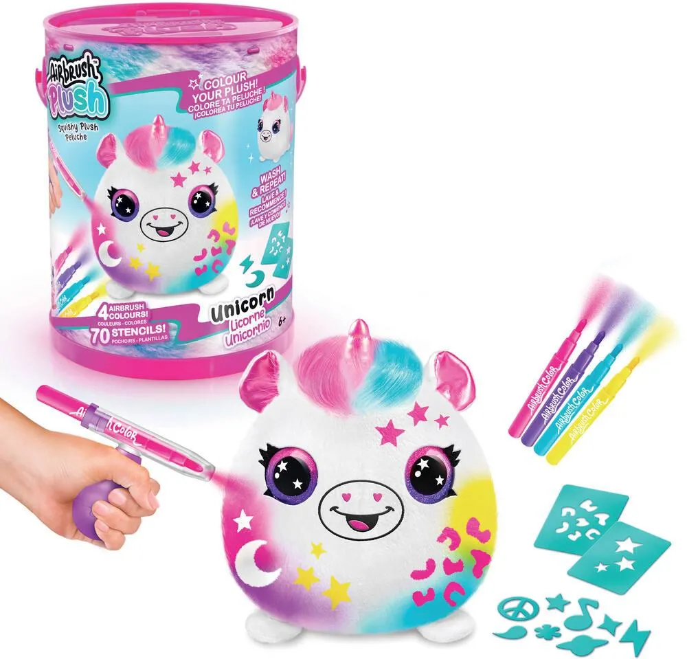 AIRBRUSH PLUSH - BARIL PELUCHE SQUISHY