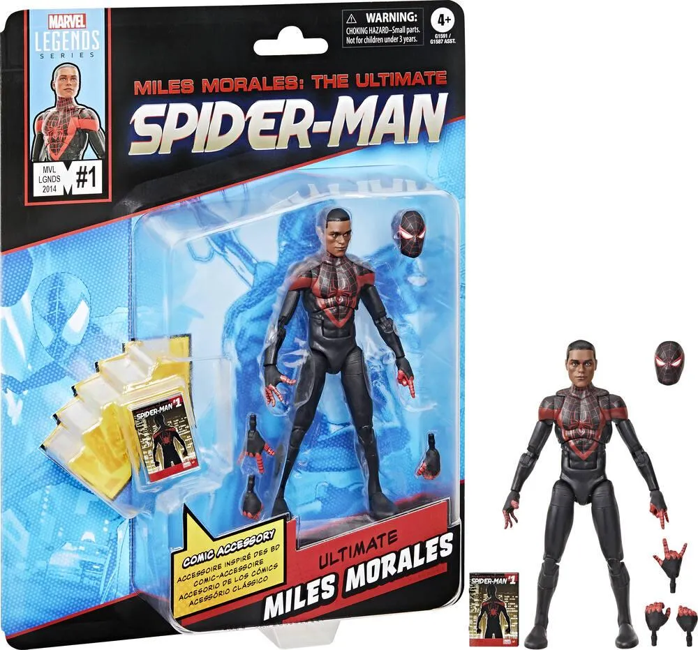 MARVEL LEGENDS SERIES ULTIMATE MILES MORALES SPIDER MAN