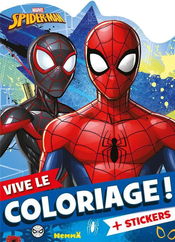 MARVEL SPIDER-MAN - VIVE LE COLORIAGE ! MILES MORALES ET SPIDER-MAN