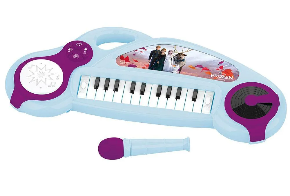 LA REINE DES NEIGES  - PIANO ELECTRONIQUE LUMINEUX MICRO 24 TOUCHES