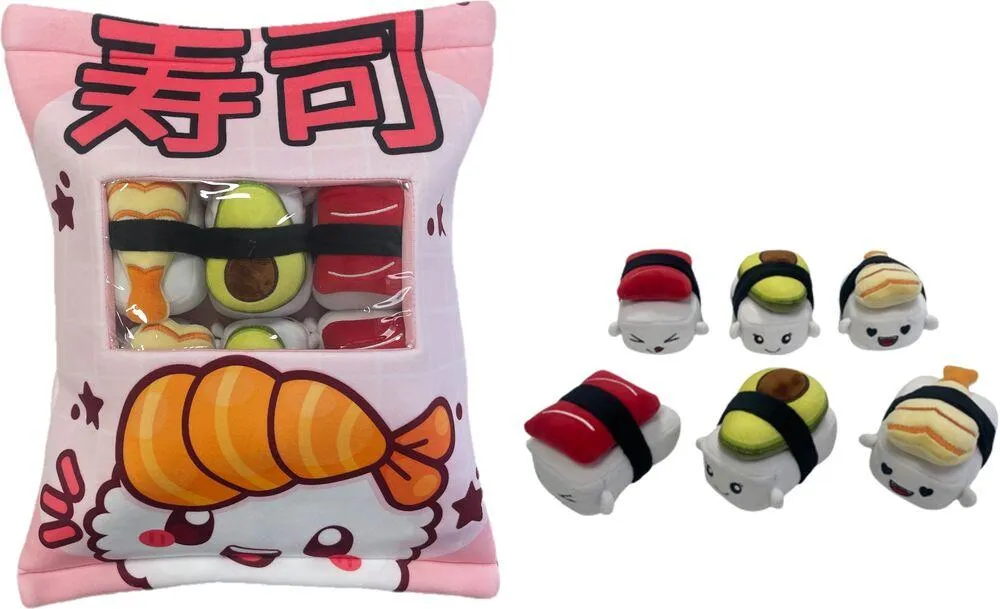 COUSSIN KAWAII AVEC 6 MINI SUSHI