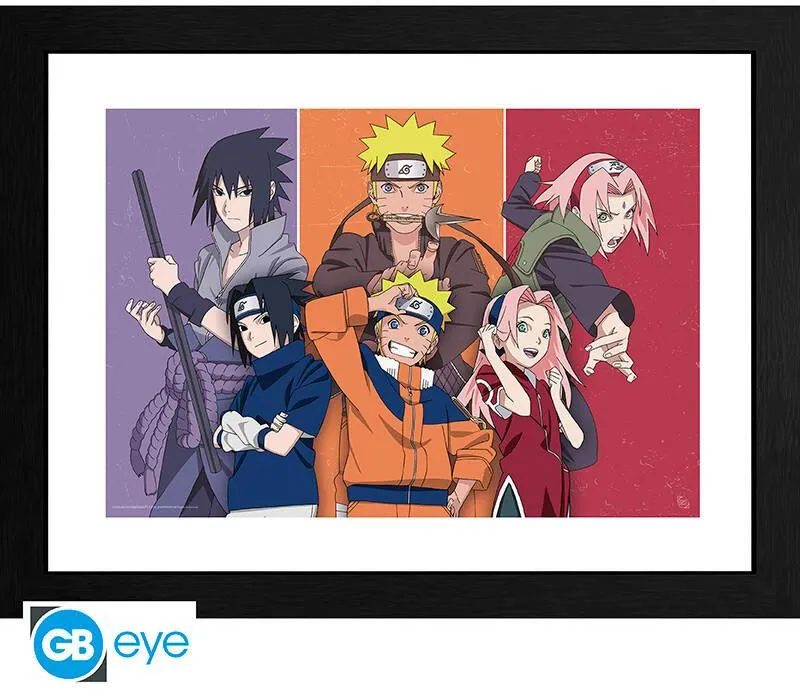 NARUTO SHIPPUDEN TIRAGE ENCADRE ADULTES ET ENFANTS