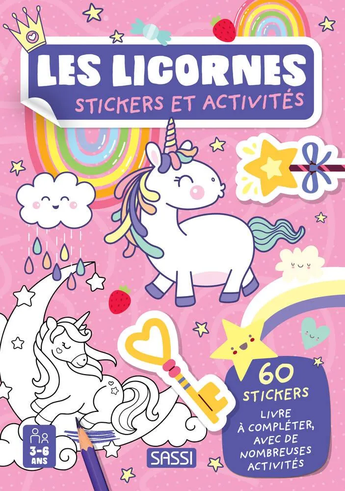 LIVRES D'ACTIVITES - LES LICORNES