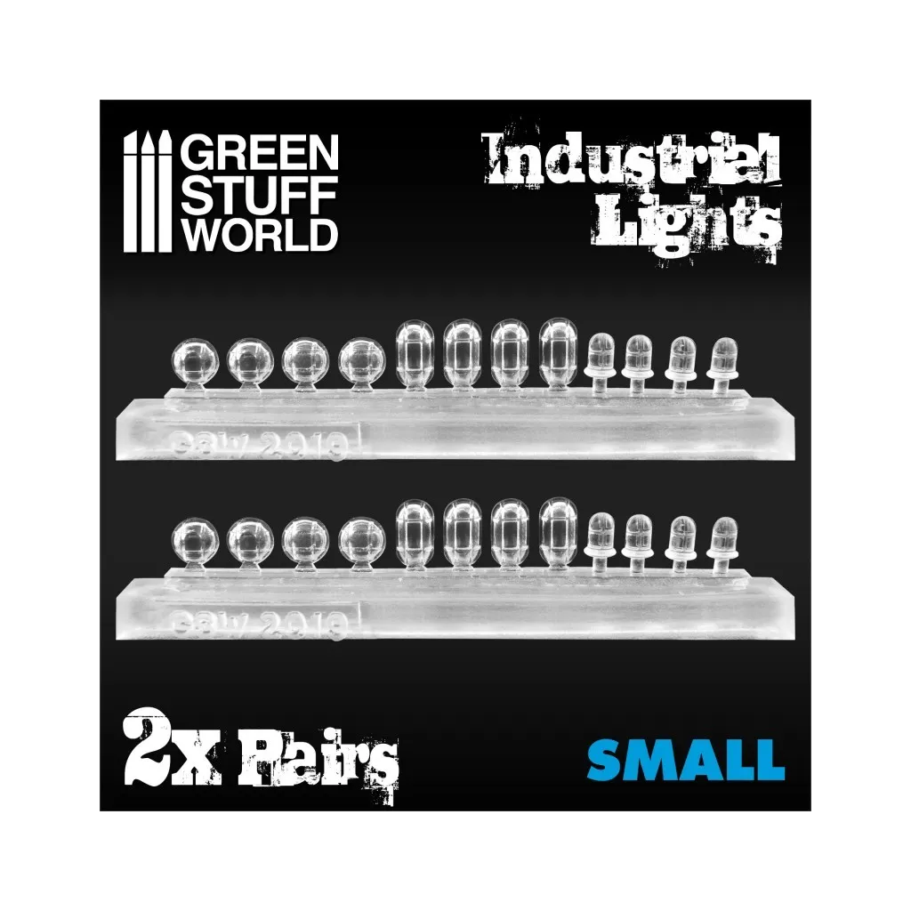 24x Lumières Industrielles en Résine - Petit