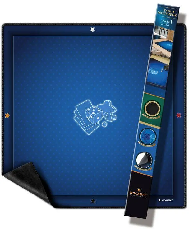 TAPIS MULTIJEUX TAILLE1 (TAILLE 1 BLEU 60X60 CM)