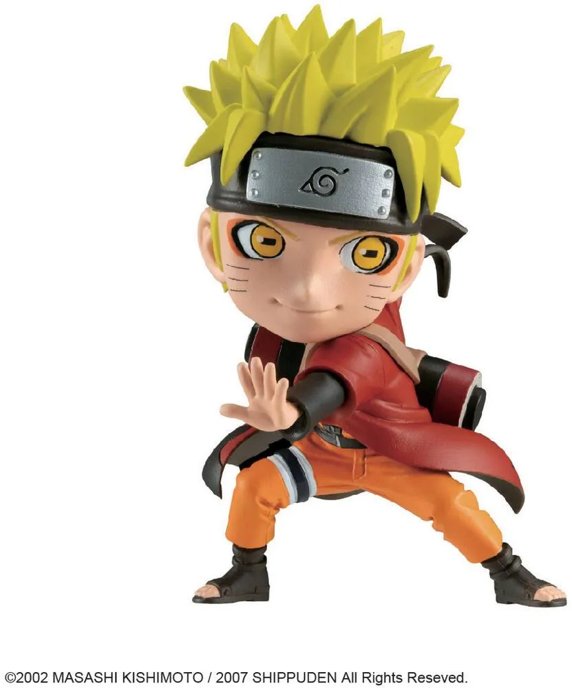 CHIBI MASTERS -  NARUTO FIGURINE 8 CM ET SON SOCLE