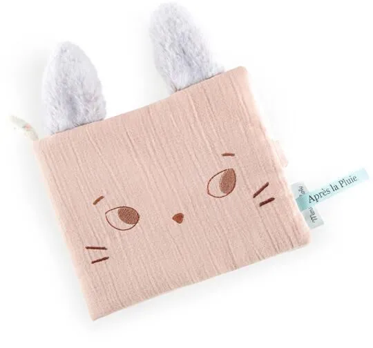 ALBUM PHOTO TEXTILE ROSE APRES LA PLUIE