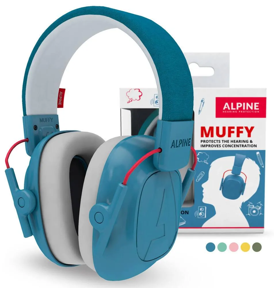 MUFFY KID BLEU - CASQUE ANTIBRUIT POUR ENFANT