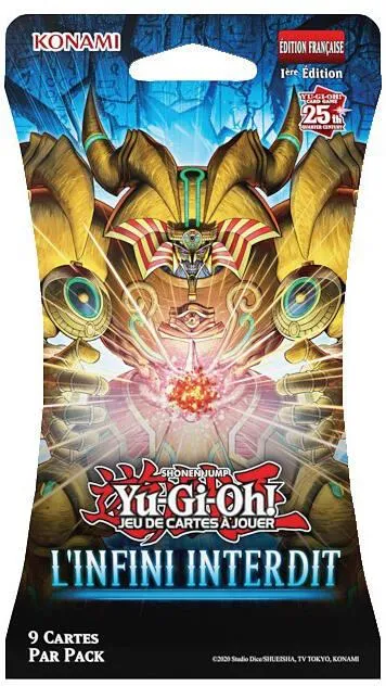 YU GI OH ! JCC  BOOSTER L'INFINI INTERDIT FR 0 BLISTER 18-07
