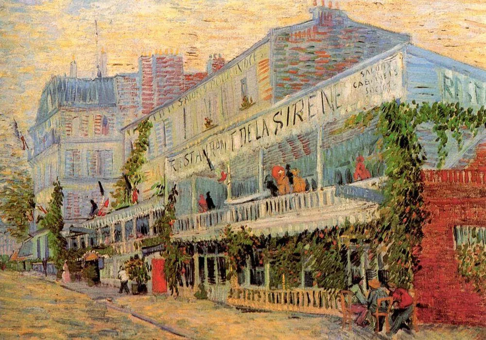 VINCENT VAN GOGH - RESTAURANT DE LA SIRENE A ASNIERES, 1887