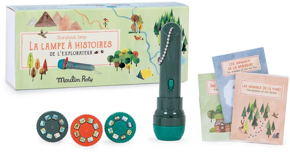 LAMPE A HISTOIRES DE L'EXPLORATEUR LE JARDIN DU MOULIN