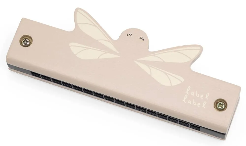 LABEL LABEL - HARMONICA EN BOIS - ROSE