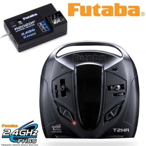 EMETTEUR (RADIO) 2HR + RECEPTEUR R202GF - FUTABA - 01000005