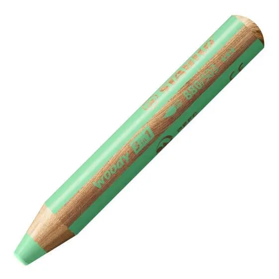 STABILO WOODY 3 IN 1 - VERT PASTEL