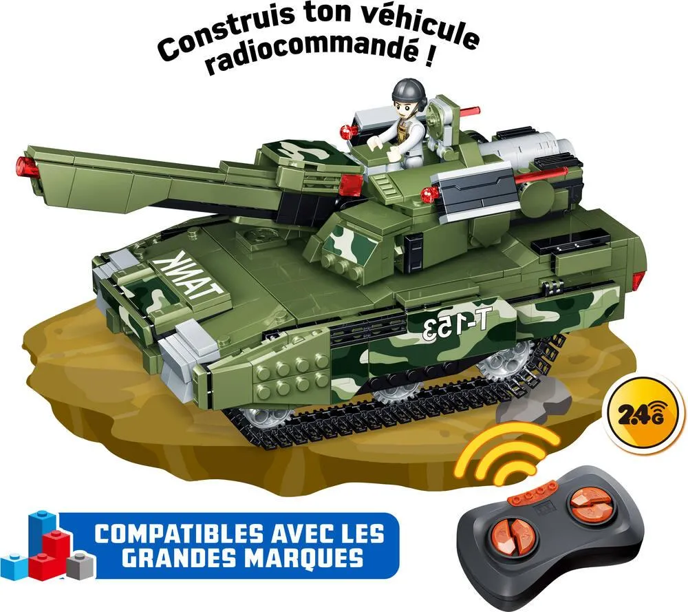 WISE BLOCK - CHAR D'ASSAUT MILITAIRE RADIOCOMMANDE