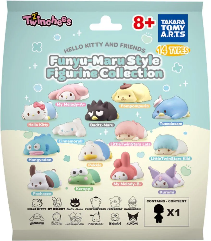 TWINCHEES SANRIO FUNYU-MARU STYLE FIGURINES - W4