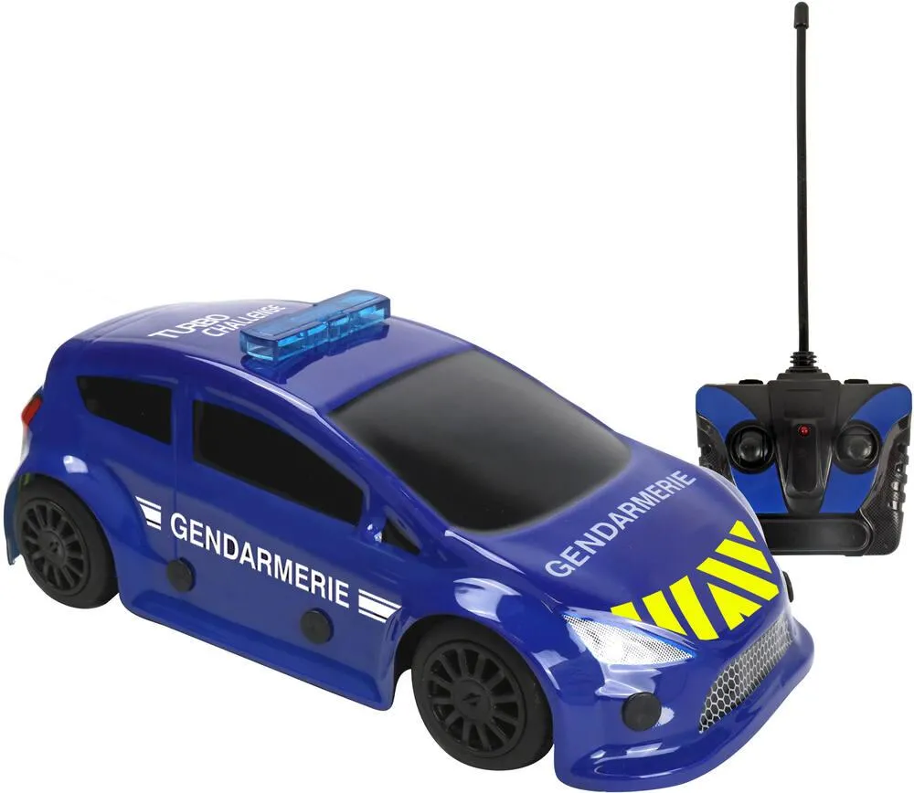 TURBO CHALLENGE - 1:28 VOITURE RADIOCOMMANDEE GENDARMERIE
