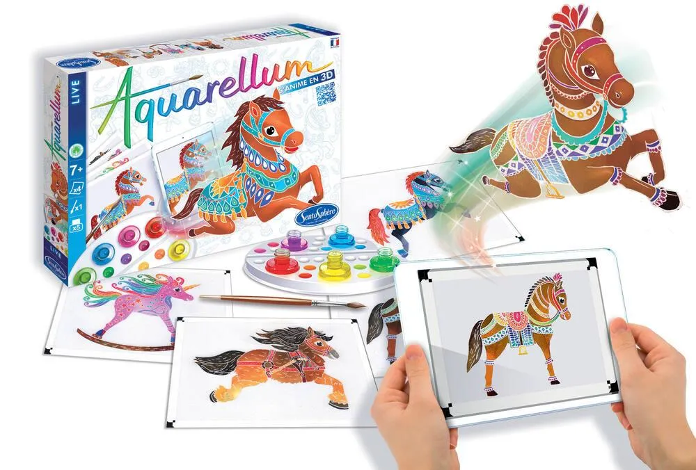 AQUARELLUM LIVE - CHEVAUX