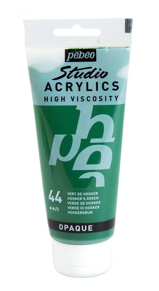 ACRYLIQUE FINE STUDIO ACRYLICS 100 ML VERT DE HOOKER