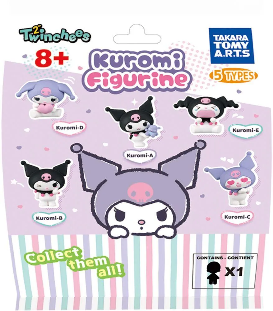TWINCHEES SANRIO KUROMI FIGURINES - W3