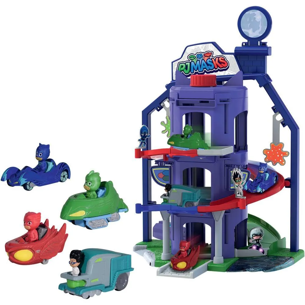 PYJAMASQUES - GARAGE QUARTIER GENERAL - 4 VEHICULES