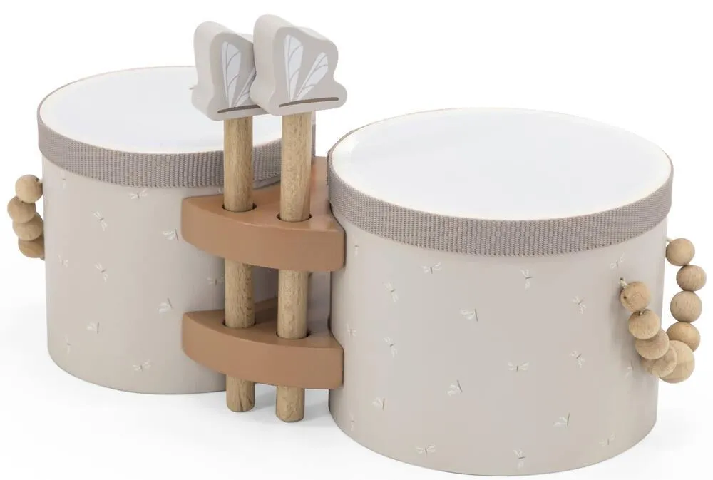 LABEL LABEL -  BONGO EN BOIS- NOUGAT