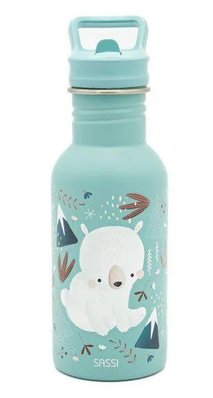BOUTEILLE EN ACIER INOXYDABLE - 500 ML MUNCHY L'OURS