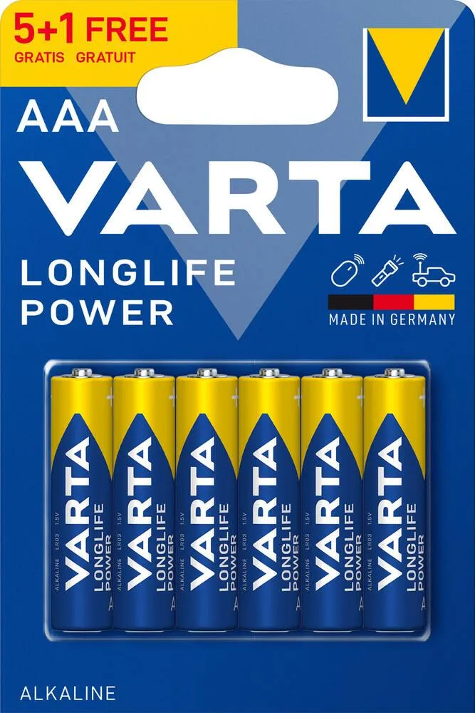 VARTA - PILE LONGLIFE POWER AAA - LR03