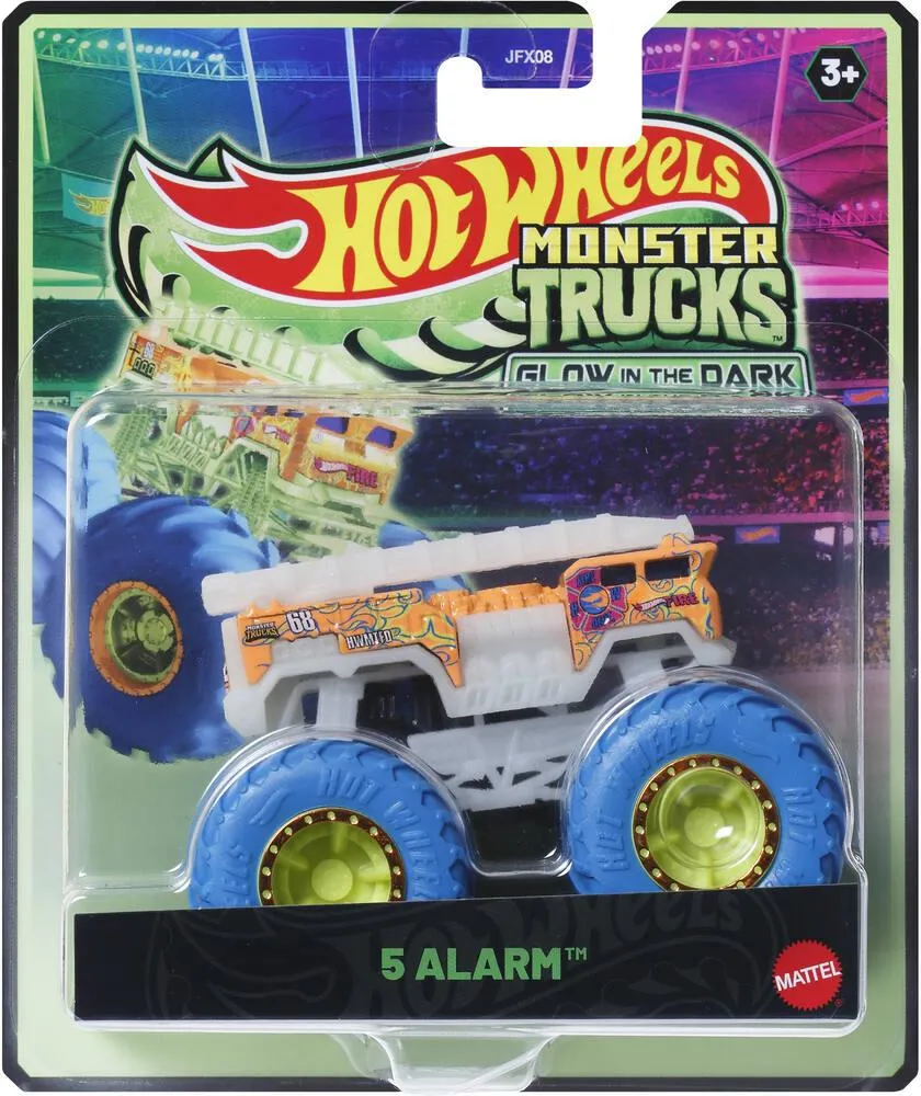 HOT WHEELS  MONSTERS TRUCK - GLOW IN THE DARK