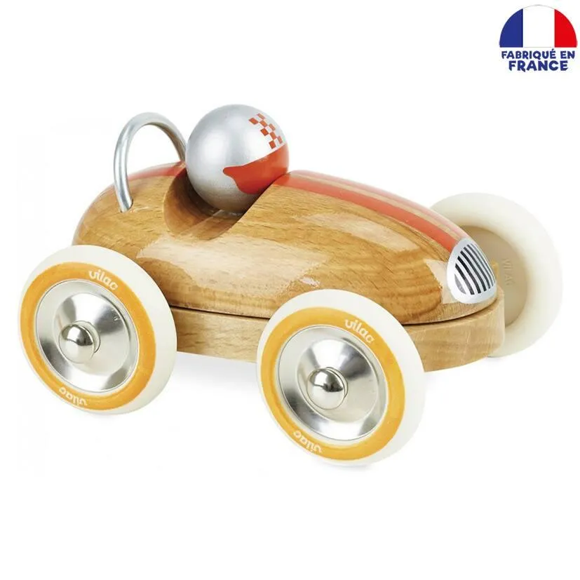 VOITURE ROADSTER VINTAGE EN BOIS NATUREL