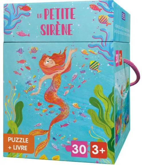 PUZZLE ET LIVRE. LA PETITE SIRENE
