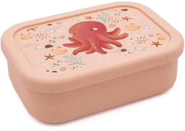 BOITE A LUNCH EN SILICONE CONFORME A LA NORME LFGB SLURPY LA PIEUVRE