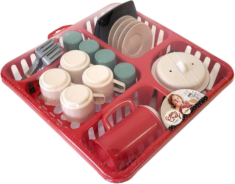 100% CHEF EGOUTTOIR CARRE GARNI 30 CM