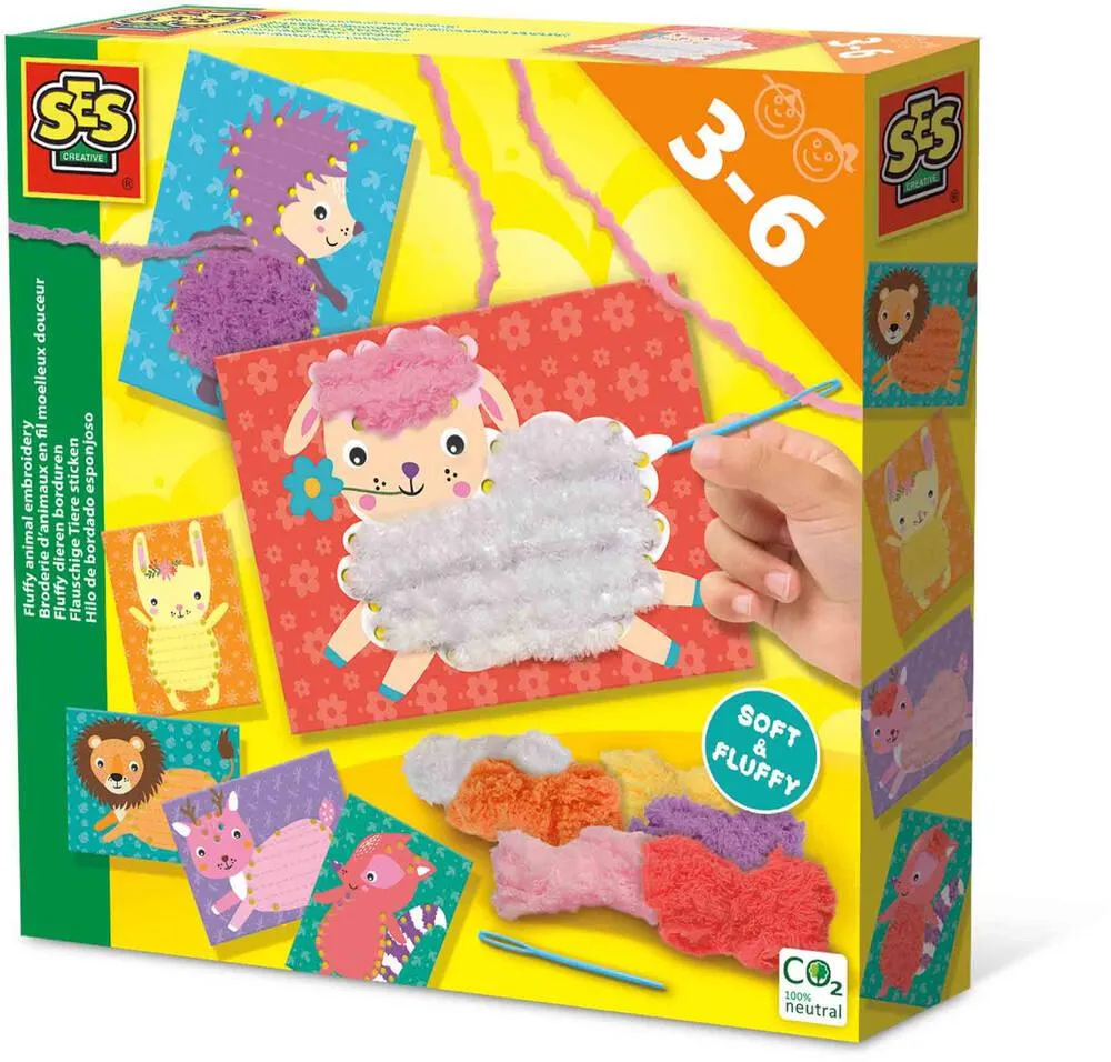 BRODERIE D’ANIMAUX EN FIL MOELLEUX DOUCEUR