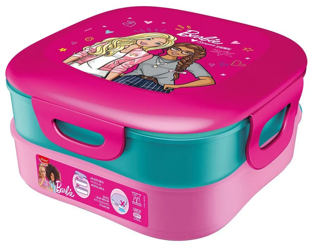 BARBIE - BOITE A DEJEUNER 2 COMPARTIMENTS 1,4 L